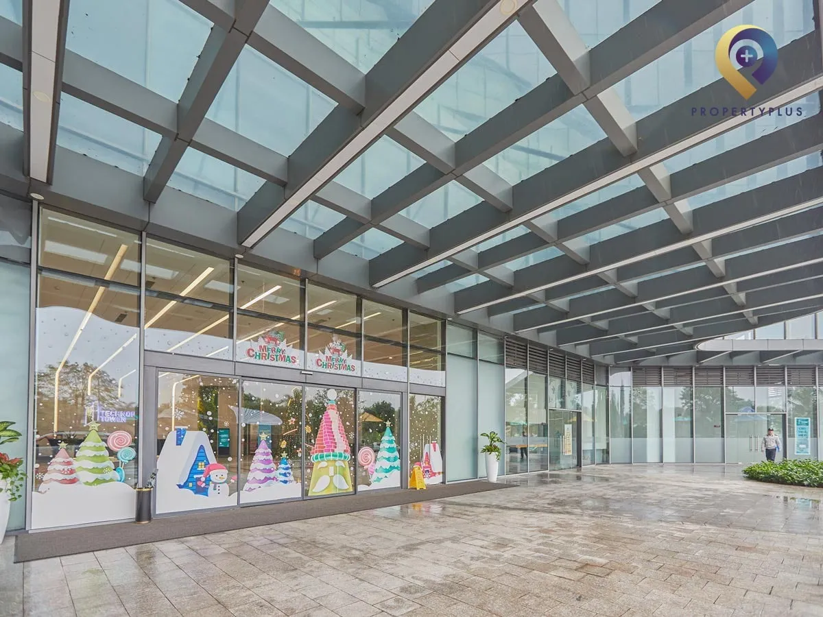 Lối ra vào chính của Techno Park Tower.